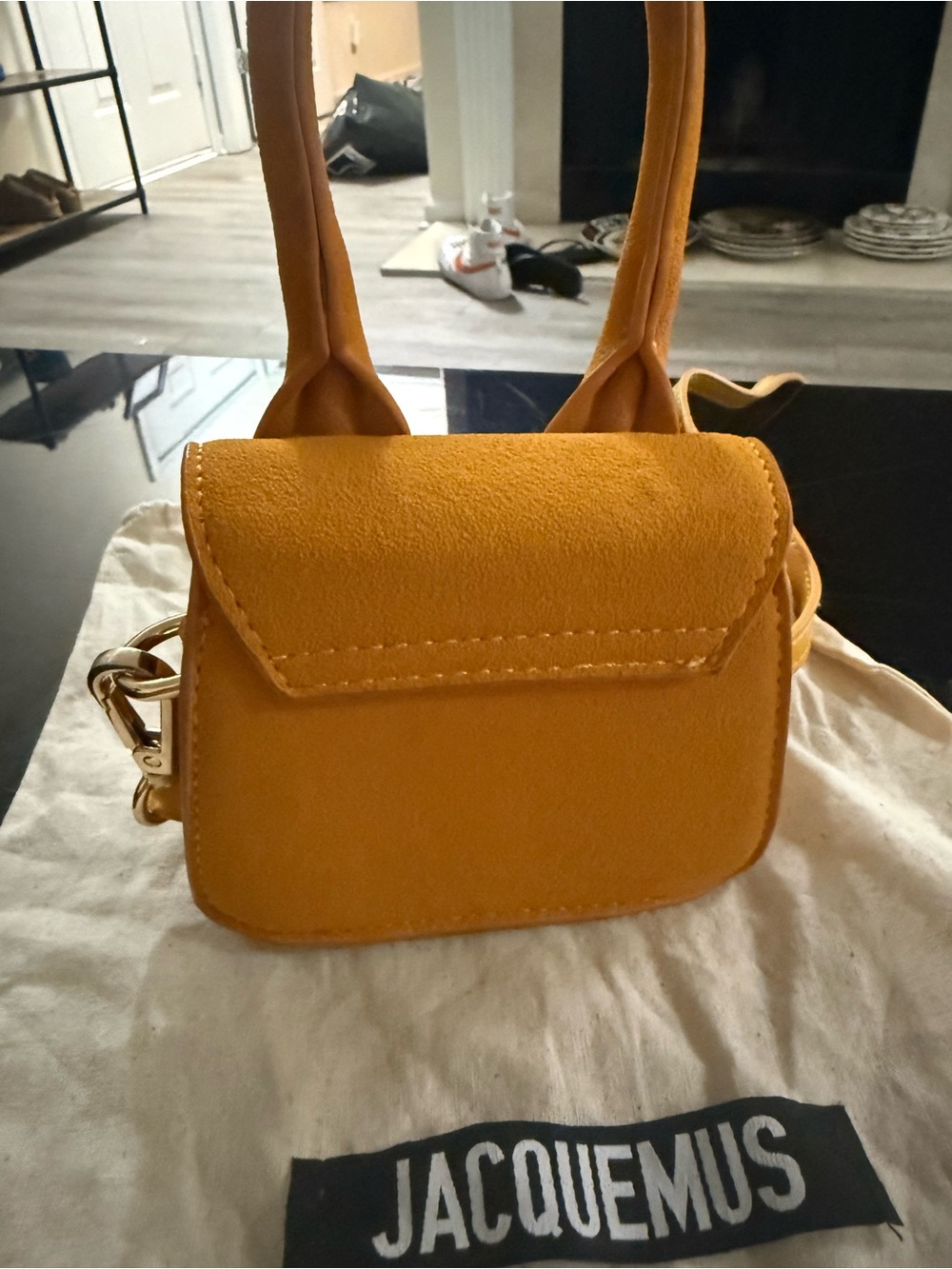Jacquemus Le Chiquito Canvas Signature Mini Handbag - Picture 3 of 7